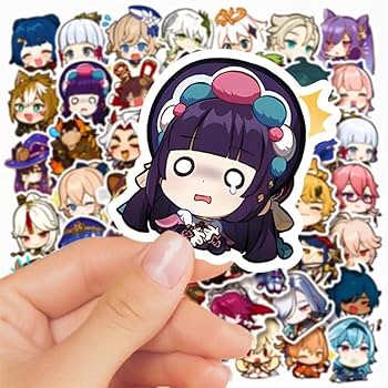 原神 公式販売品 ステッカー シール Amazon.co.jp: 原神 ステッカー 50pcs/60pcs/64pcs シール 防水